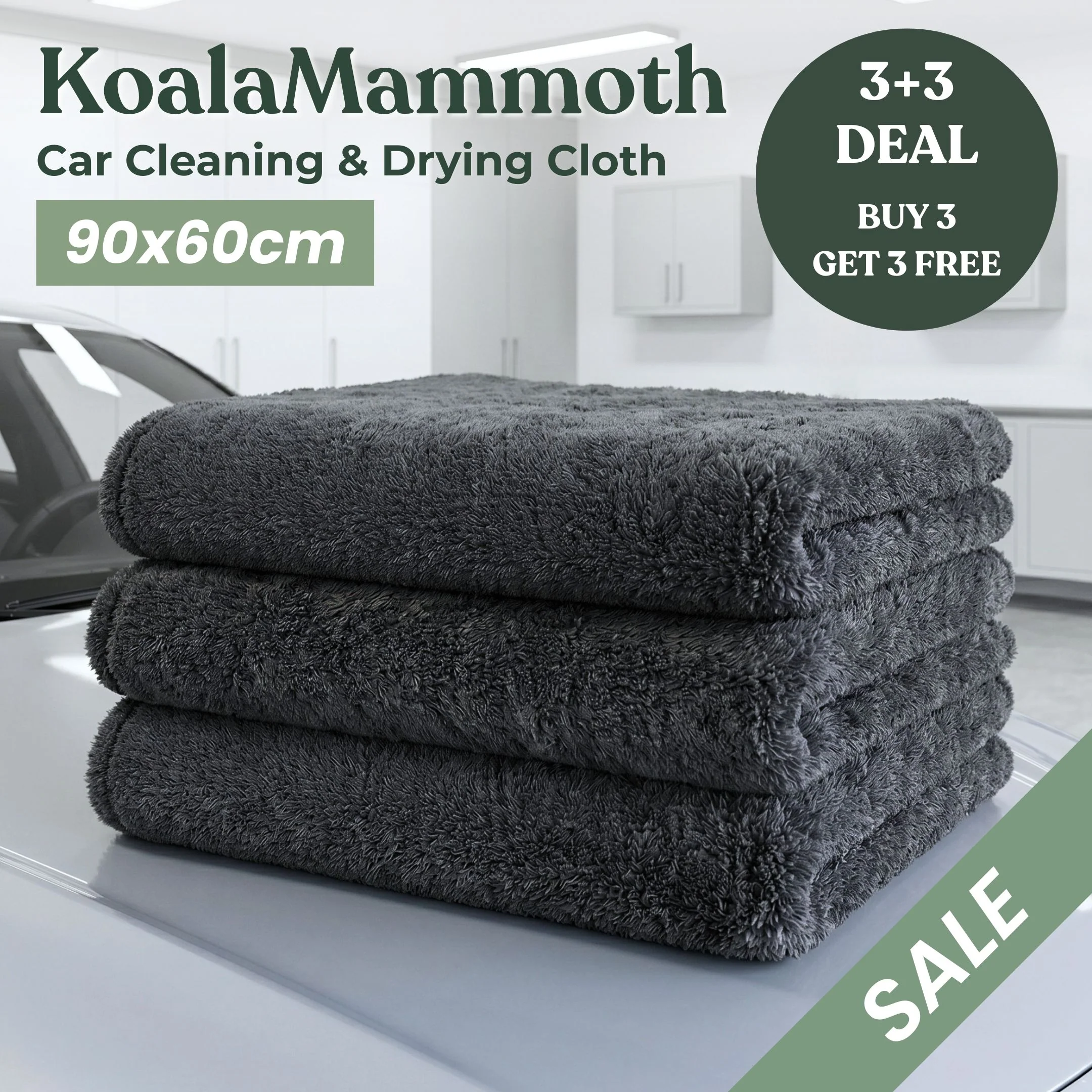 Koala Mammoth Towel – 1300 GSM Car Cleaning & Drying Cloth (90×60 cm) - Image 15