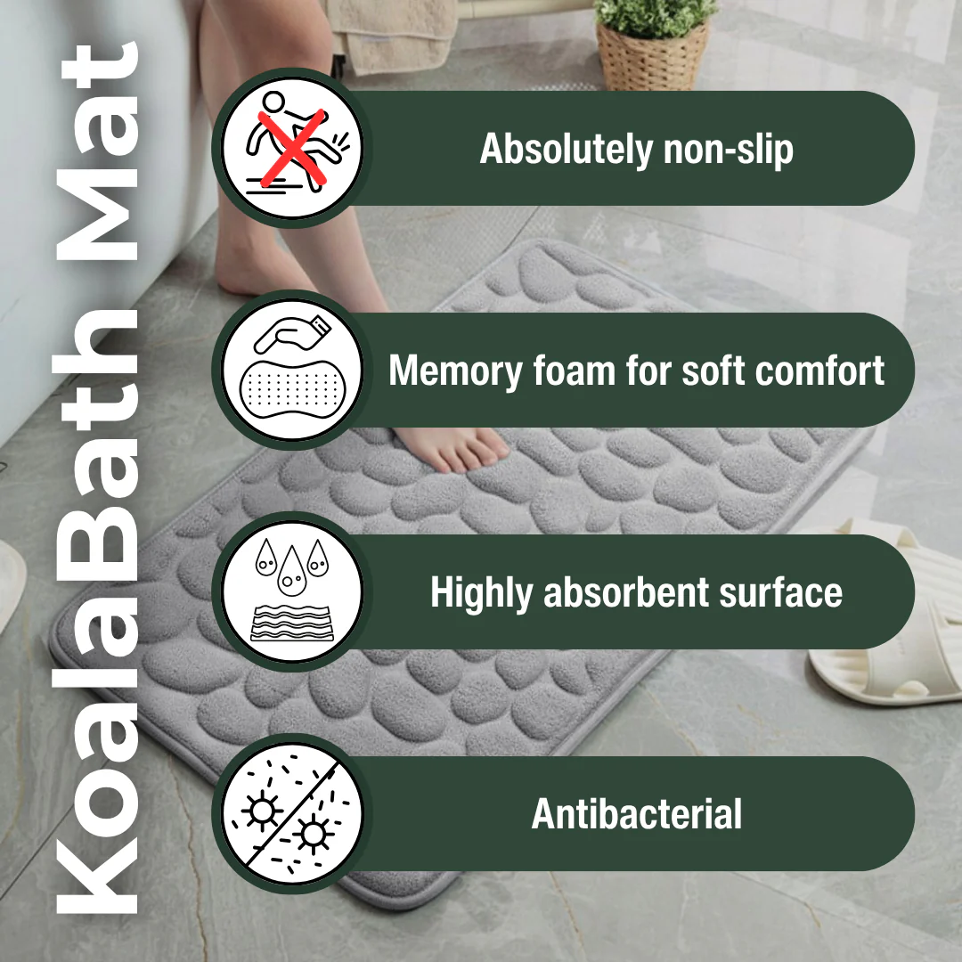 KoalaDry Bath Mat – Soft, Absorbent and Non-Slip - Image 2